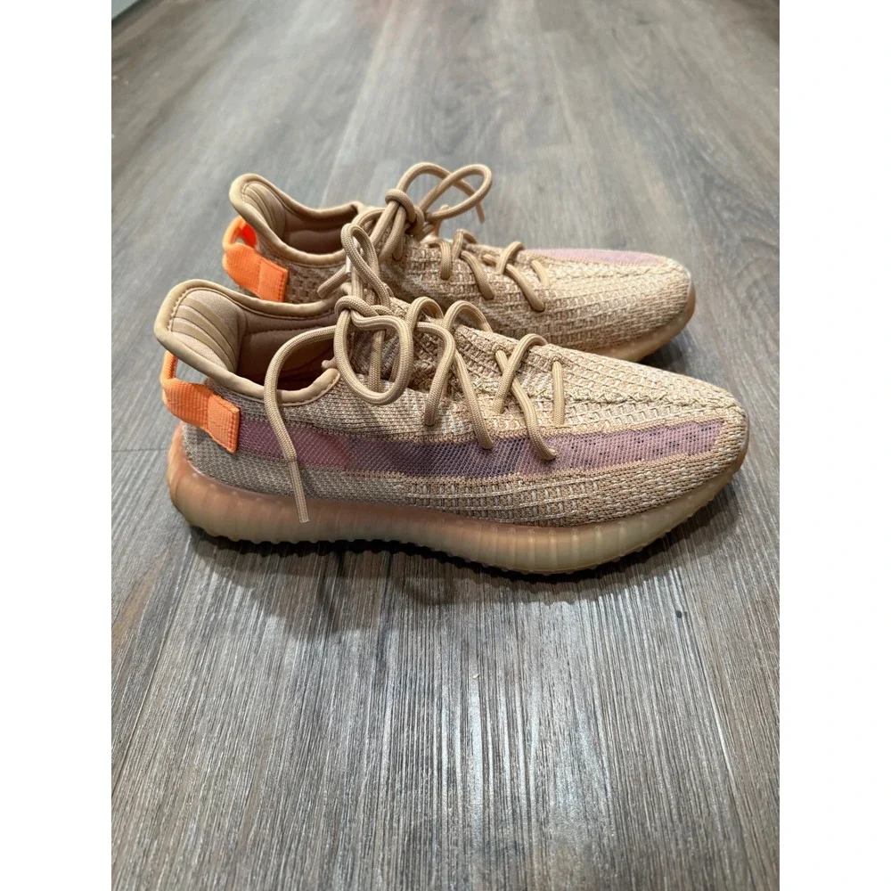 Adidas Yeezy Boost 350 V2 Clay Mens‎ Size 7 Sneakers Shoes EG7490
